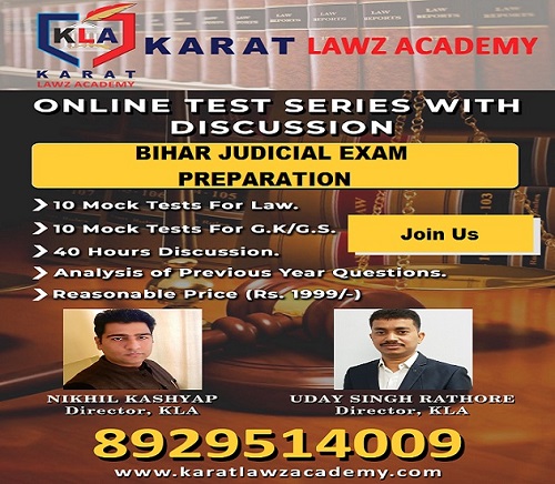 Bihar Judicial Exam Preparation