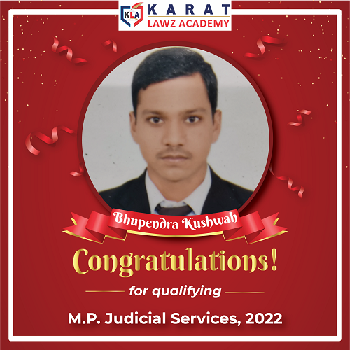 Congratulations - Bhupendra Kushwah