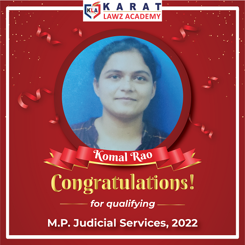 Congratulations - Komal Rao