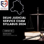 Delhi Judicial Service Exam Syllabus 2024